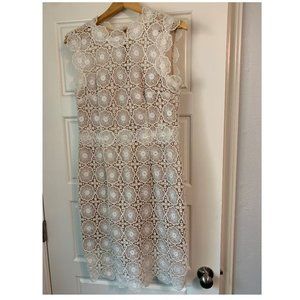 BHLDN Anthropologie White Lace Dress